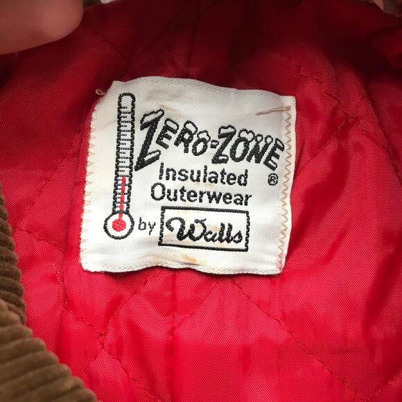 Vintage Zero Zone By Walls Insulated Canvas Coveralls Mens Large Tall Brown - Picture 4 of 16